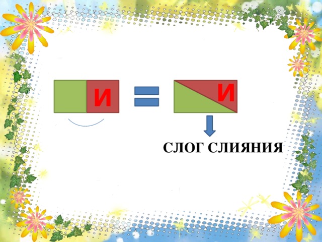 Картина слоги слияния