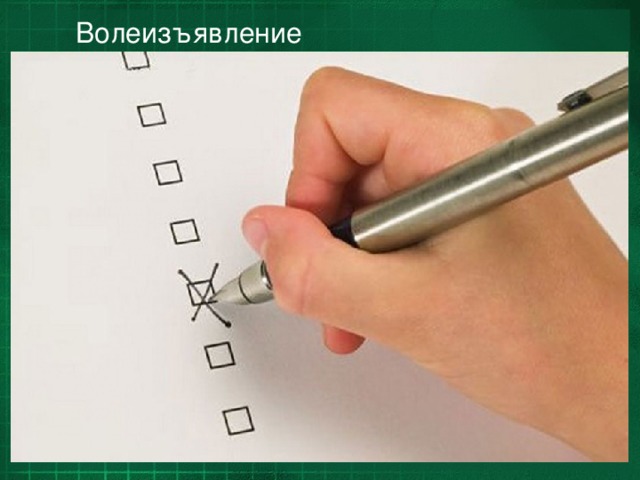 Волеизъявление