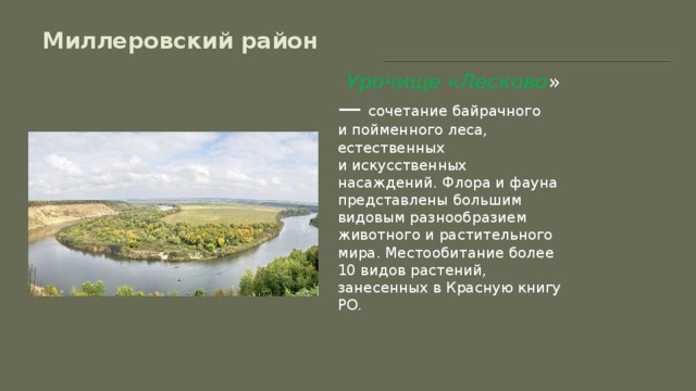 Презентация памятники природы ростовской области