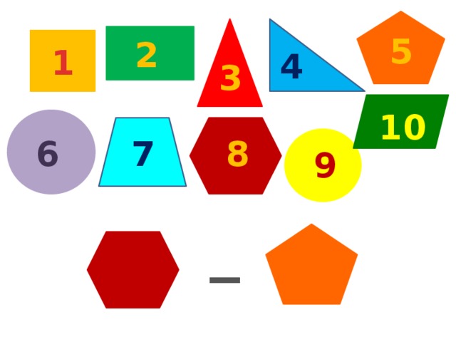 5 2 1 4 3 10 6 7 8 9 _ 