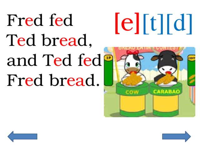 [e] [t][d] Fr e d f e d T e d br ea d, and T e d f e d Fr e d br ea d. 