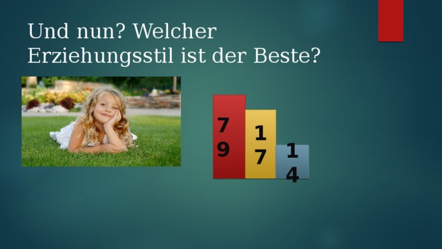 Und nun? Welcher Erziehungsstil ist der Beste?   79 17 14