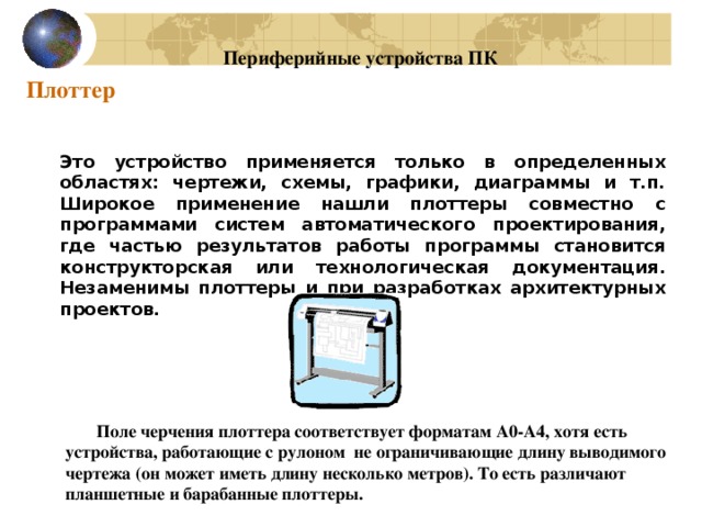 Периферийные устройства презентация