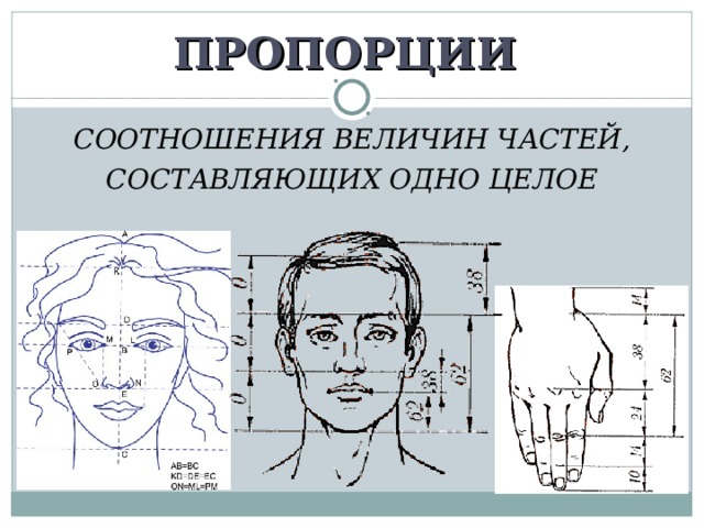 ПРОПОРЦИИ СООТНОШЕНИЯ ВЕЛИЧИН ЧАСТЕЙ, СОСТАВЛЯЮЩИХ ОДНО ЦЕЛОЕ 