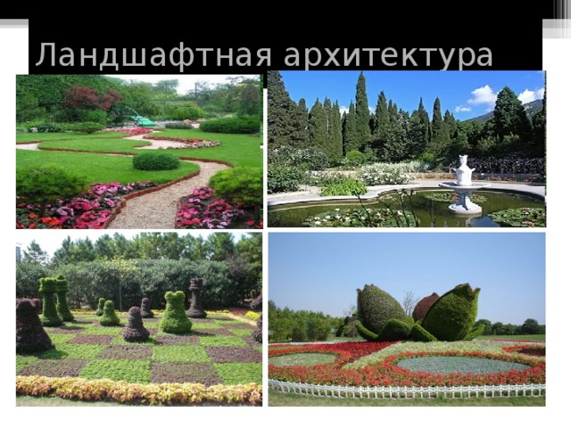 Ландшафтная архитектура 
