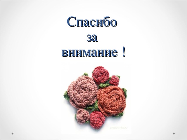 Спасибо  за  внимание ! 