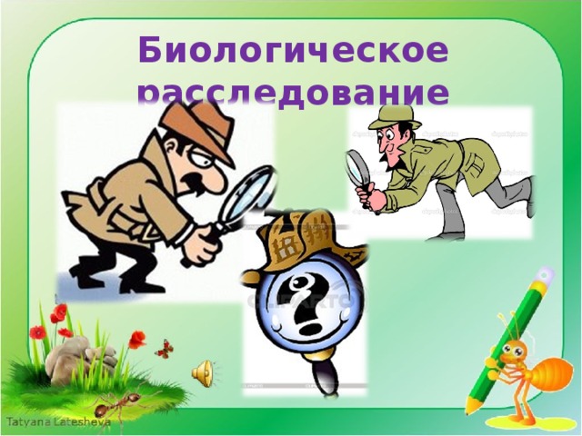 Биологическое расследование 