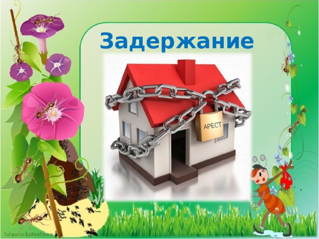 Задержание 