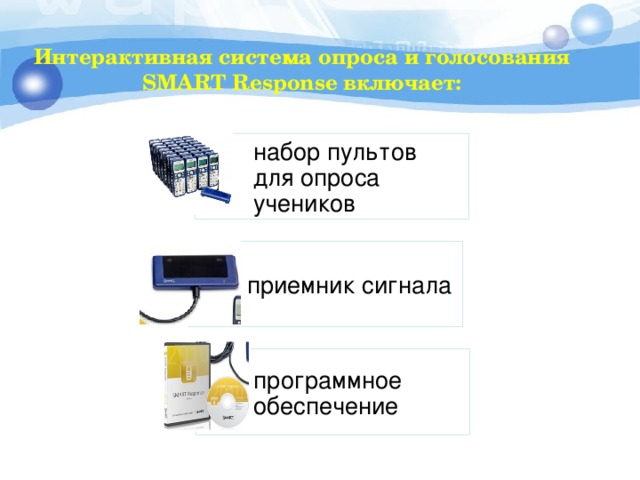 Smart response это системный блок интерактивный стол система голосования