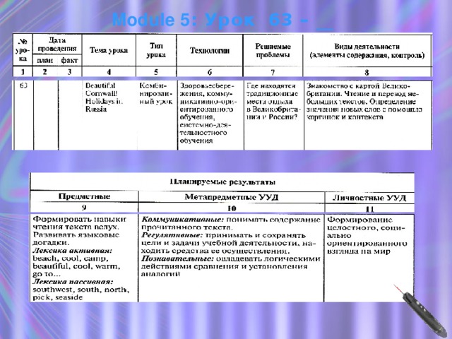 Module 5 : Урок 63 – __ 
