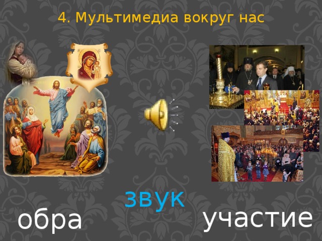 4. Мультимедиа вокруг нас звук участие образ