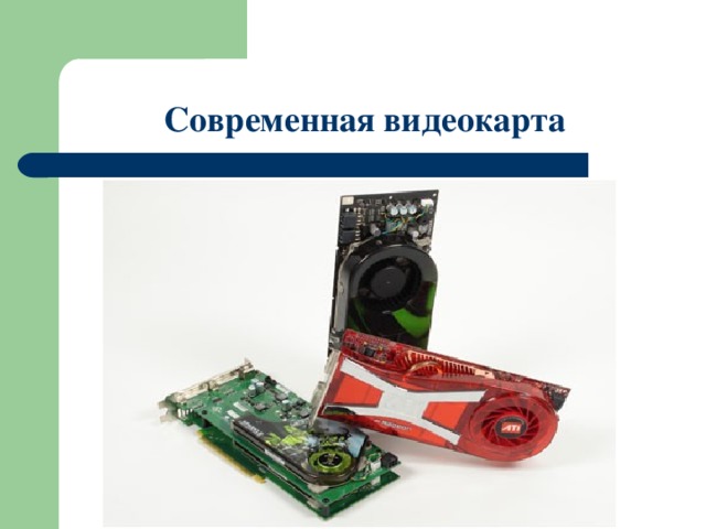 Современная видеокарта 