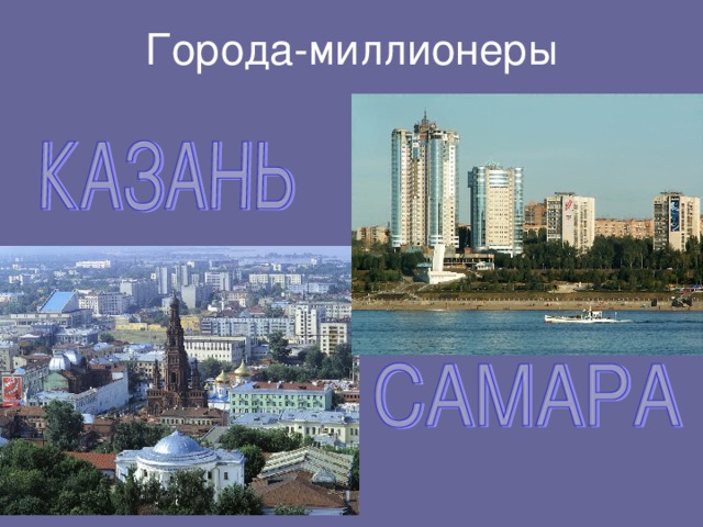 Проект на тему города миллионеры