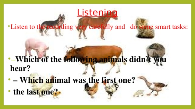 Listening