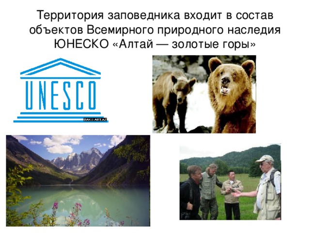 Алтайский заповедник - География - Презентации