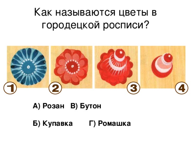 Задание 2.  Бутон, купавка, листья. 