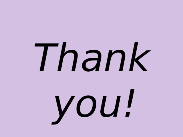 Thank you!
