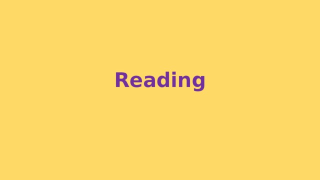 Reading 