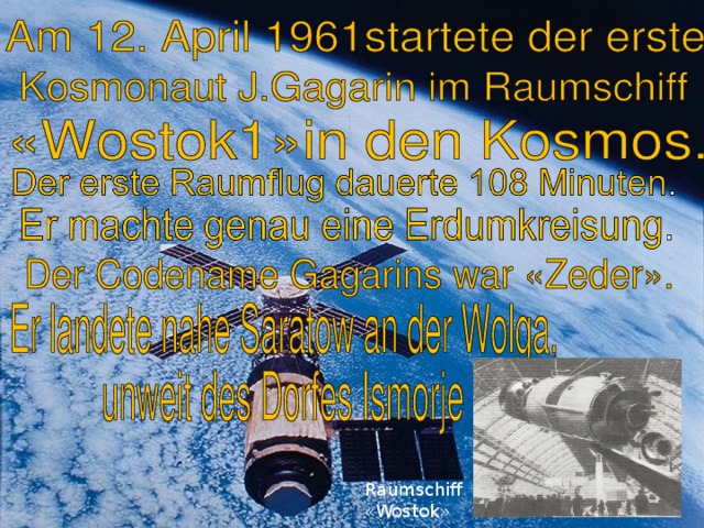 Raumschiff « Wostok »