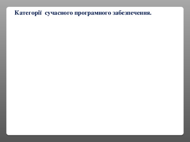 Реферат: Системне програмне забезпечення ЕОМ