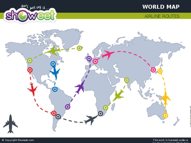 World Map Airline Routes 
