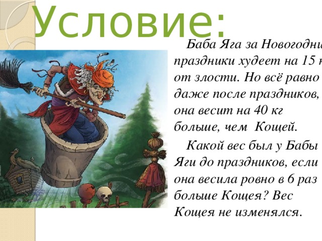 Баба Яга за Новогодние праздники худеет на 15 кг от злости. 