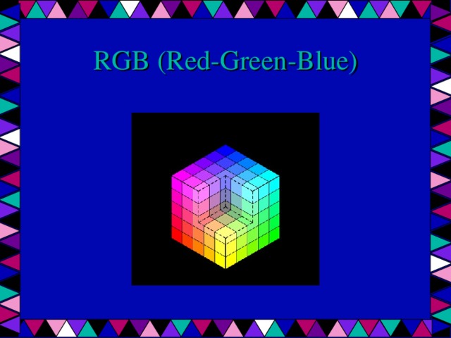 RGB ( Red - Green - Blue ) 