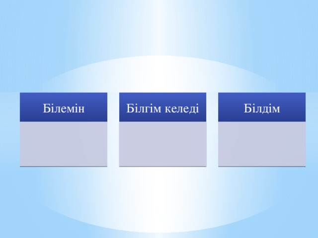 Білемін Білгім келеді Білдім