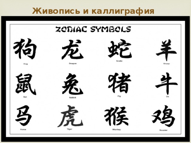 Живопись и каллиграфия 