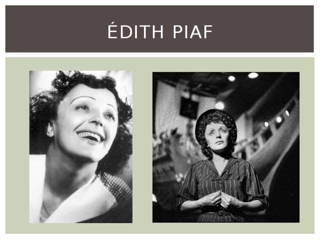 Édith Piaf 