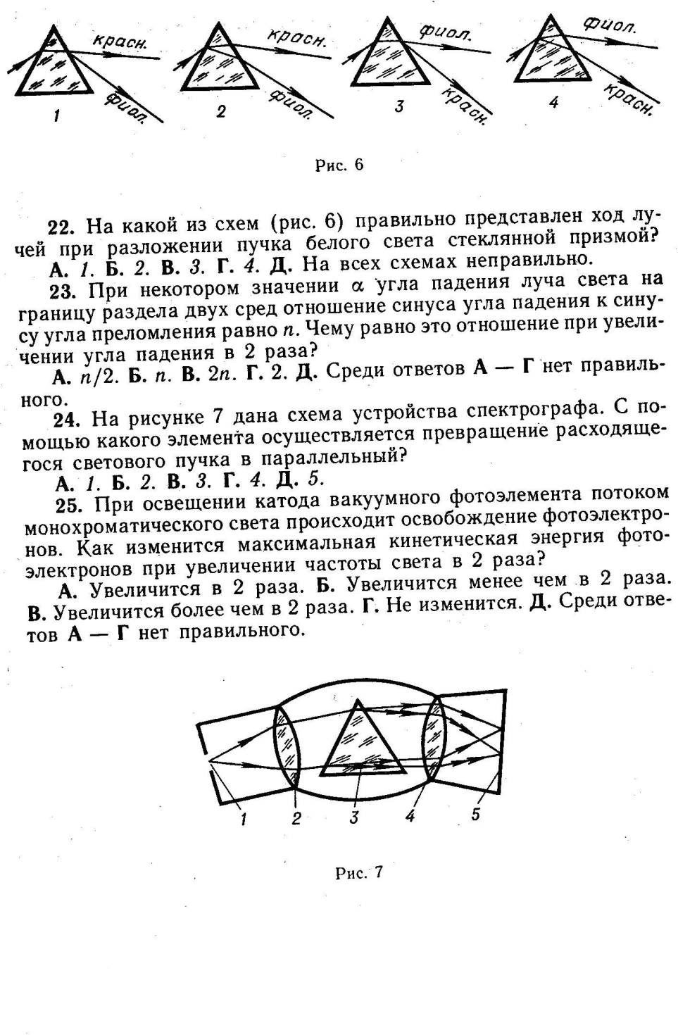 На рисунке 8 дана схема устройства спектрографа с помощью какого элемента осуществляется превращение