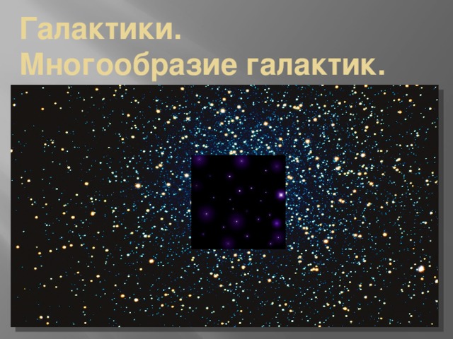 Галактики.  Многообразие галактик. 