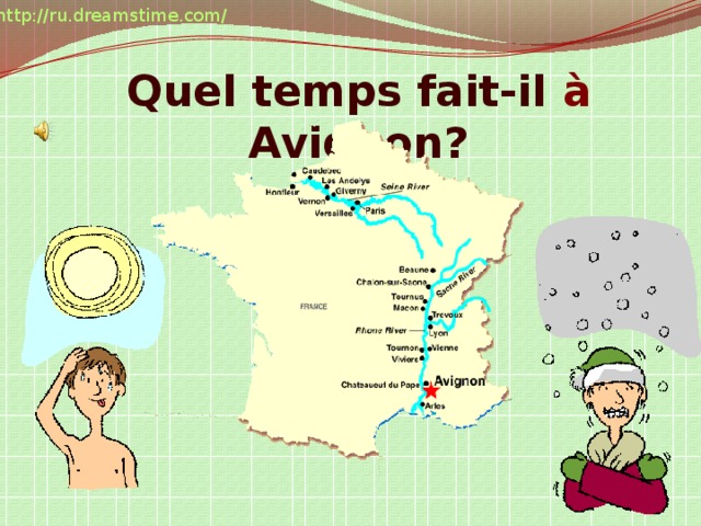 http://ru.dreamstime.com/ Quel temps fait-il à Avignon?