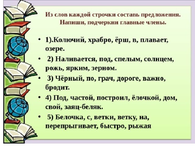 Презентация работа с текстом 4 класс