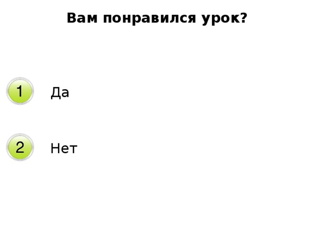 Вам понравился урок?