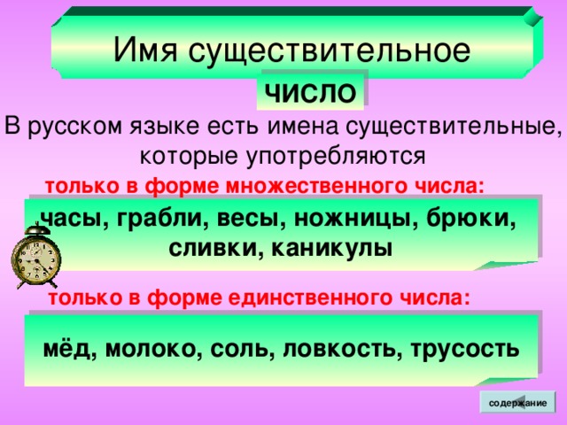Кто? Что? Имя существительное Одушевлённые Неодушевлённые девочка, кошка, медведь дом, часы, машина содержание