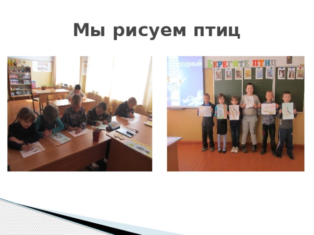 Мы рисуем птиц 