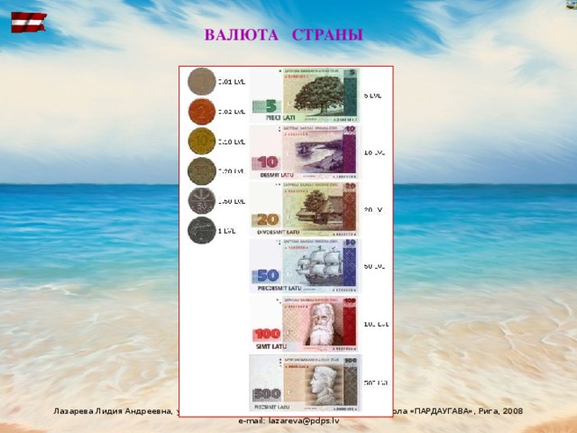ВАЛЮТА СТРАНЫ 