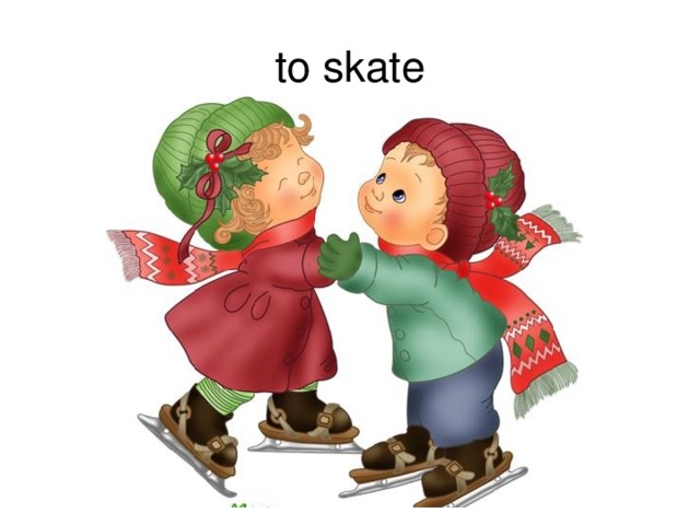 to skate 
