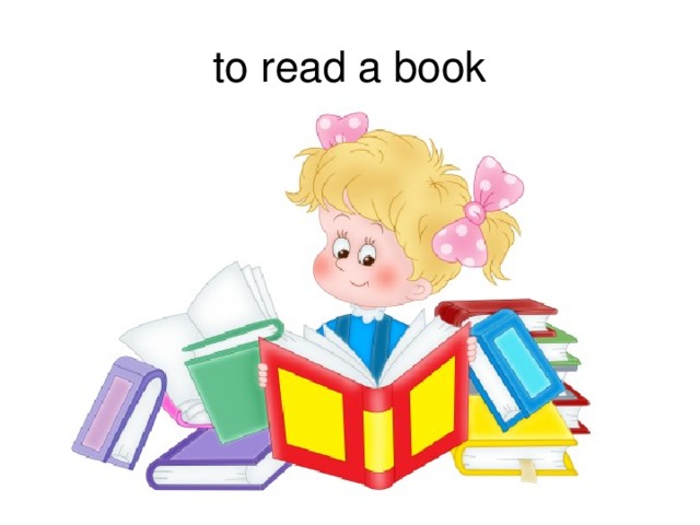 to read a book 