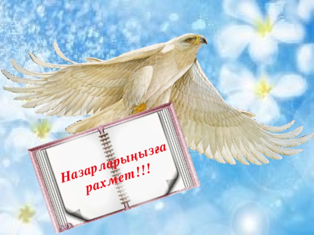 Назарларыңызға рахмет!!! 