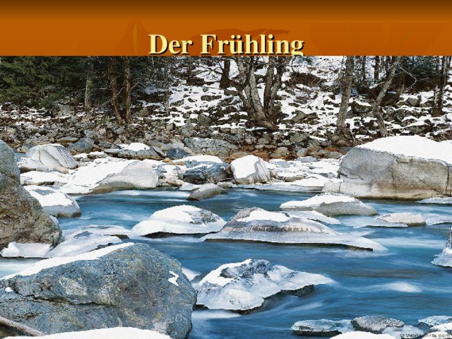 Der Frühling 