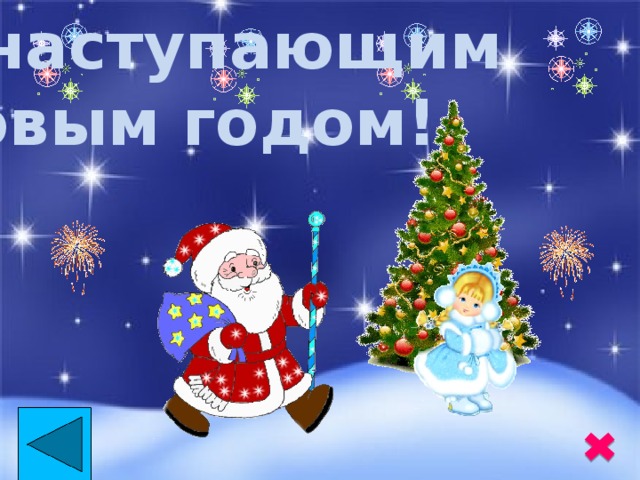 С наступающим Новым годом! 