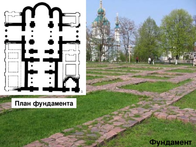 План фундамента Фундамент 