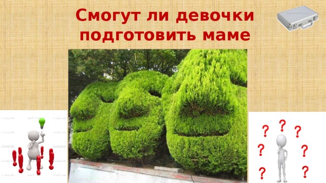 Смогут ли девочки подготовить маме сюрприз к дню рождения?  14 