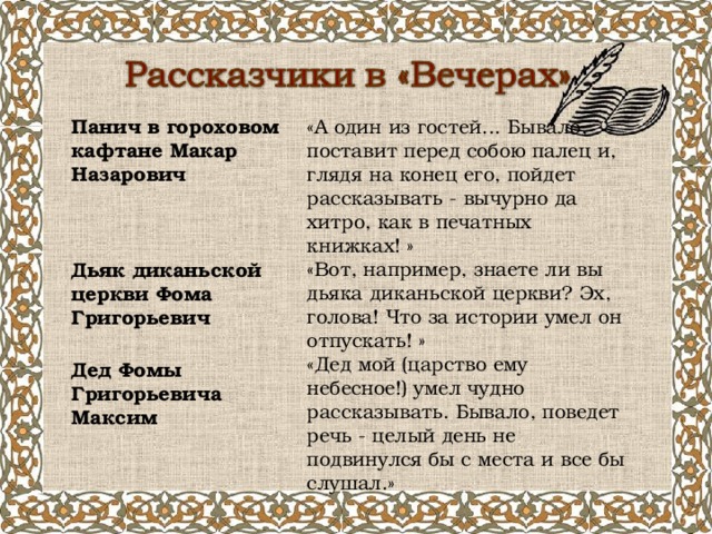 Гоголь заколдованное место план