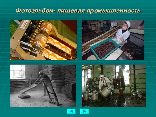 Фотоальбом- пищевая промышленность  