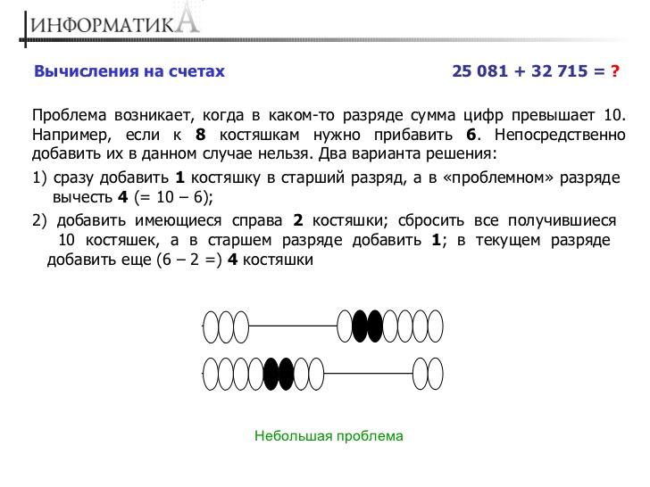 Как считать на счетах