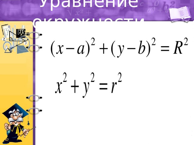 Уравнение окружности 