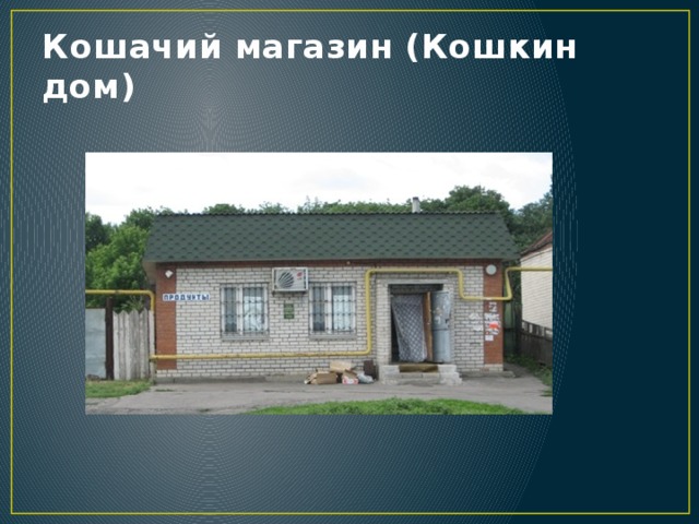 Кошачий магазин (Кошкин дом) 